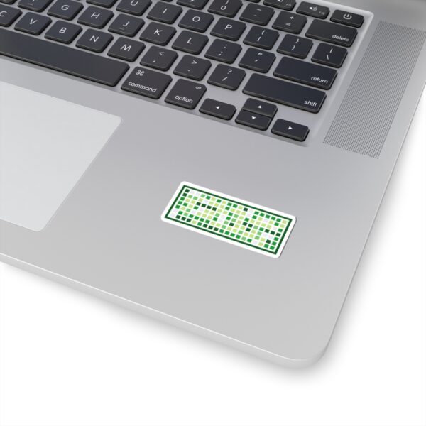 Git Heatmap Laptop Sticker - Image 2