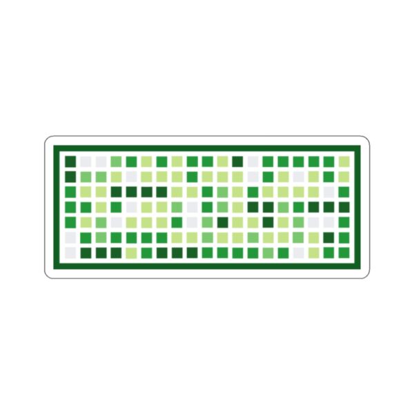 Git Heatmap Laptop Sticker