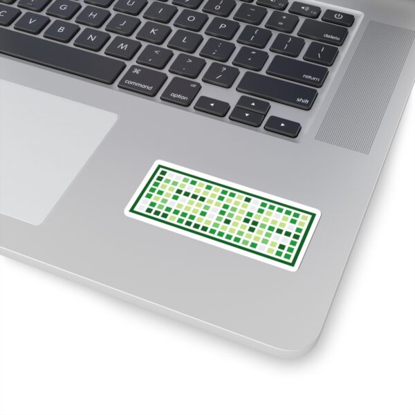 Git Heatmap Laptop Sticker - Image 5