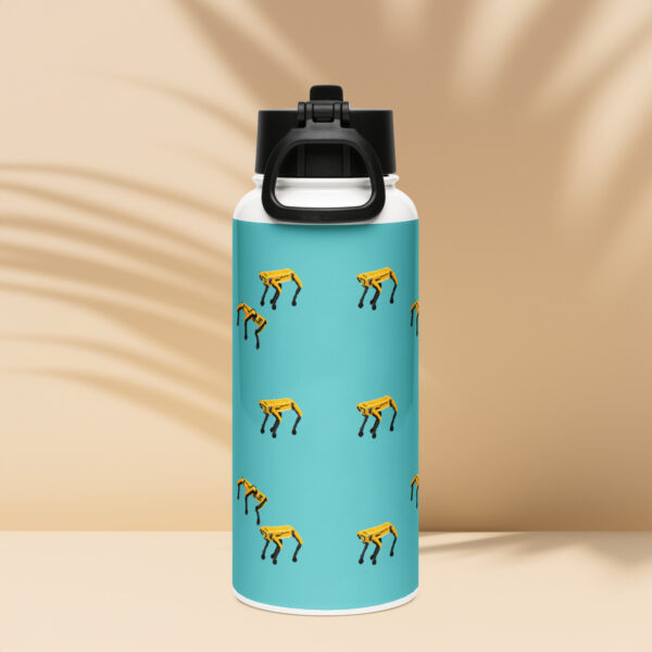 Spot Party Stainless Steel Water Bottle with Straw