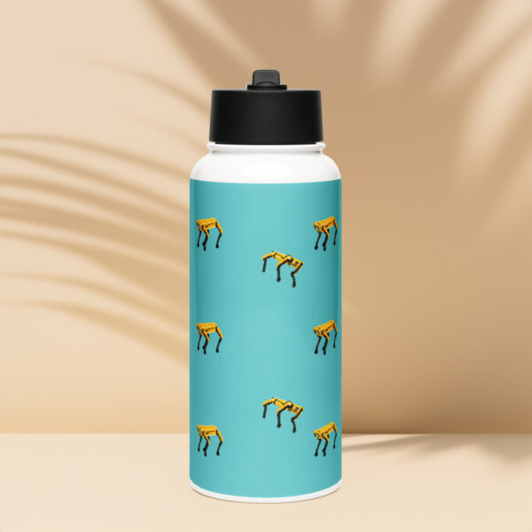 Spot Party Stainless Steel Water Bottle with Straw - Image 4