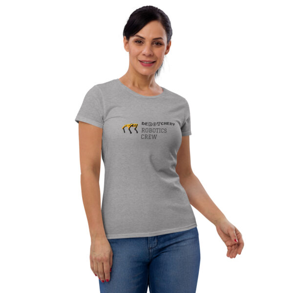 deBOTchery Robotics Crew Team Spot Women's T-Shirt - Image 4