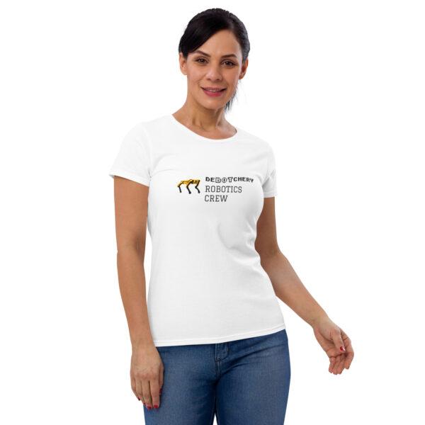 deBOTchery Robotics Crew Team Spot Women's T-Shirt - Image 7