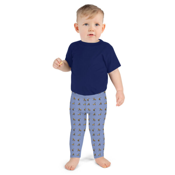 Spot Party Kid's Leggings [Wild Blue Yonder] - Image 2