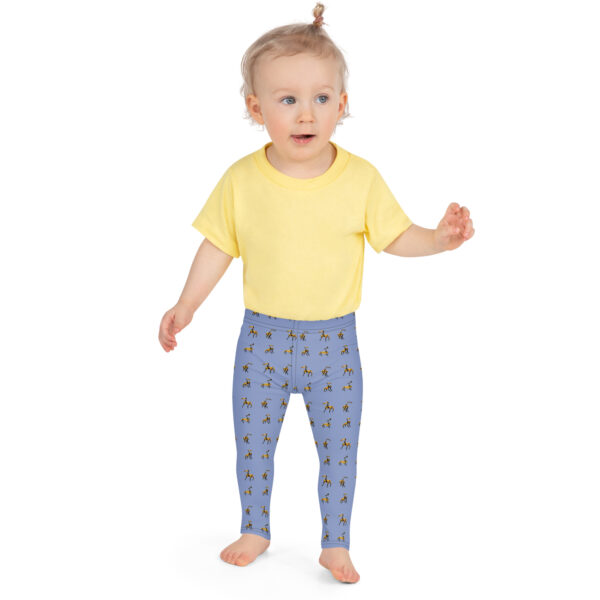 Spot Party Kid's Leggings [Wild Blue Yonder] - Image 3