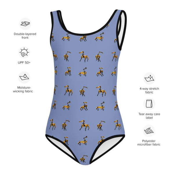 Spot Party Kids Swimsuit [Wild Blue Yonder] - Image 4