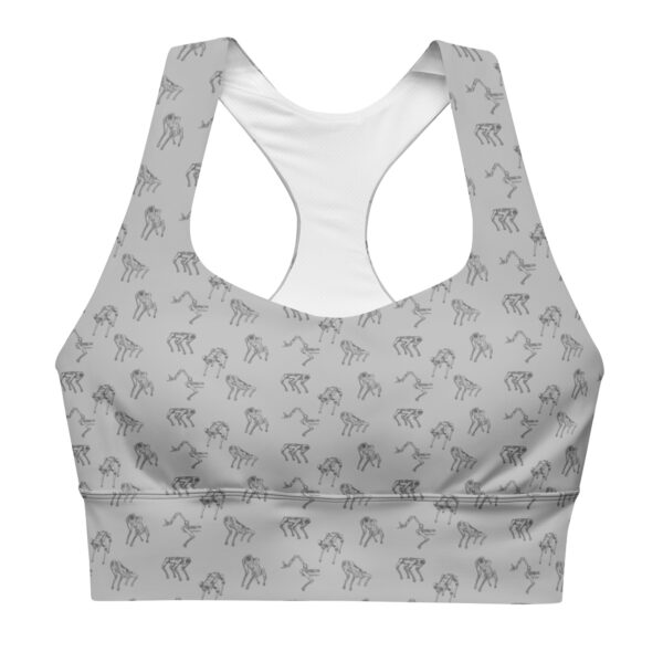 Spot Line Drawing Long Line Sports Bra